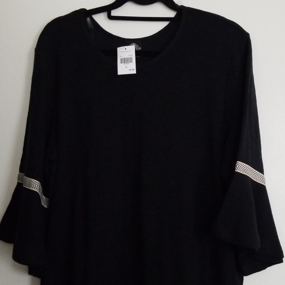 🍎 CalStyle Pom Pom Taping Bohemian Tunic - Picture 2 of 8